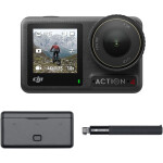DJI Osmo Action 4 Adventure Combo Action Camera 4K Ultra HD Υποβρύχια με Οθόνη Αφής 2.25 και Wi-Fi Μαύρη