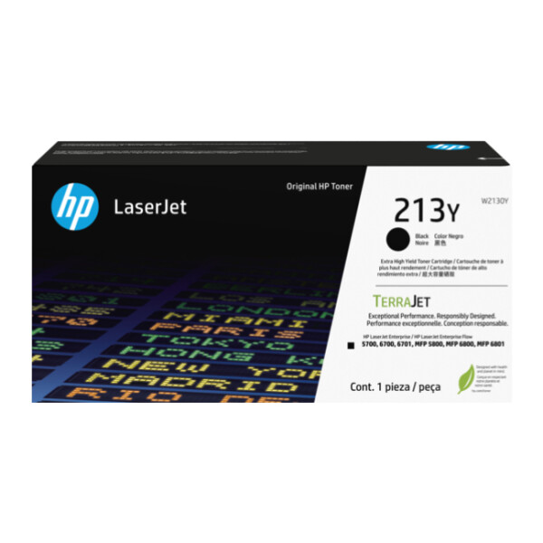 HP 213Y Γνήσιο Toner Laser Εκτυπωτή Κίτρινο Extra High Yield 18000 Σελίδων W2130Y