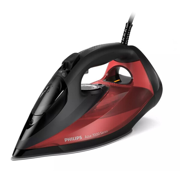 Philips Azur Σίδερο Ατμού 2800W με Αντικολλητική Πλάκα και Συνεχόμενη Παροχή Ατμού 50gr/min Black/Red Κωδικός DST7022/40