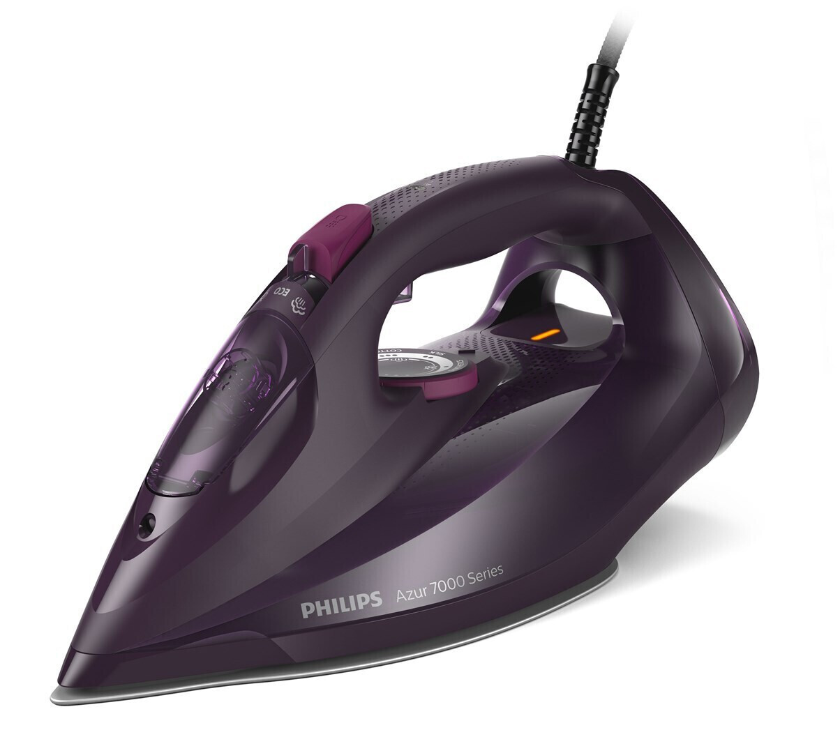 Philips Azur 7000 Series Σίδερο Ατμού 3000W με Συνεχόμενη Παροχή Ατμού 55gr/min Purple Κωδικός DST7061/30