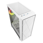 Sharkoon VS8 RGB Gaming Micro Tower Κουτί Υπολογιστή με Πλαϊνό Παράθυρο Λευκό