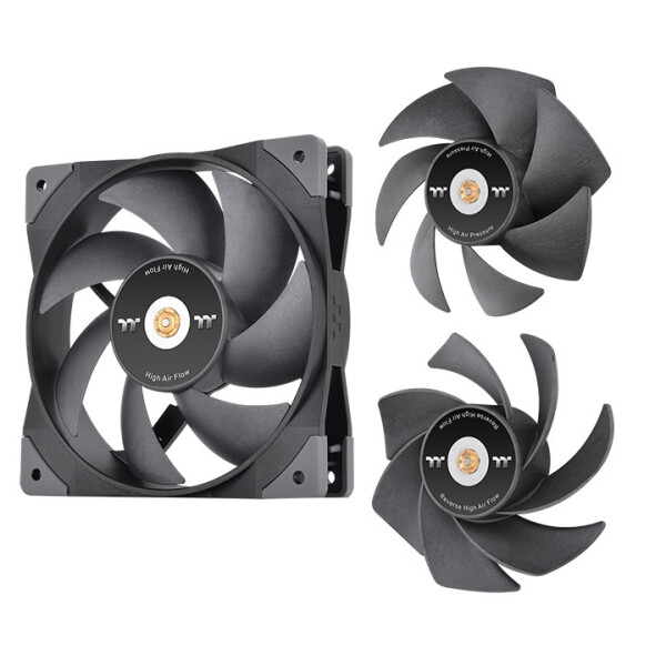 Thermaltake Swafan GT12 Reverse Blade Case Fan 120mm 2000rpm / 58.17cfm Χωρίς Led Φωτισμό και Σύνδεση 4-Pin PWM