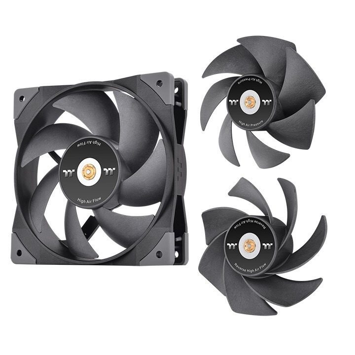 Thermaltake Swafan GT12 Reverse Blade Case Fan 120mm 2000rpm / 58.17cfm Χωρίς Led Φωτισμό και Σύνδεση 4-Pin PWM