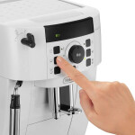 DeLonghi Magnifica S Αυτόματη Μηχανή Espresso 1450W Πίεσης 15bar με Μύλο Άλεσης Λευκή Ecam 21.117.W