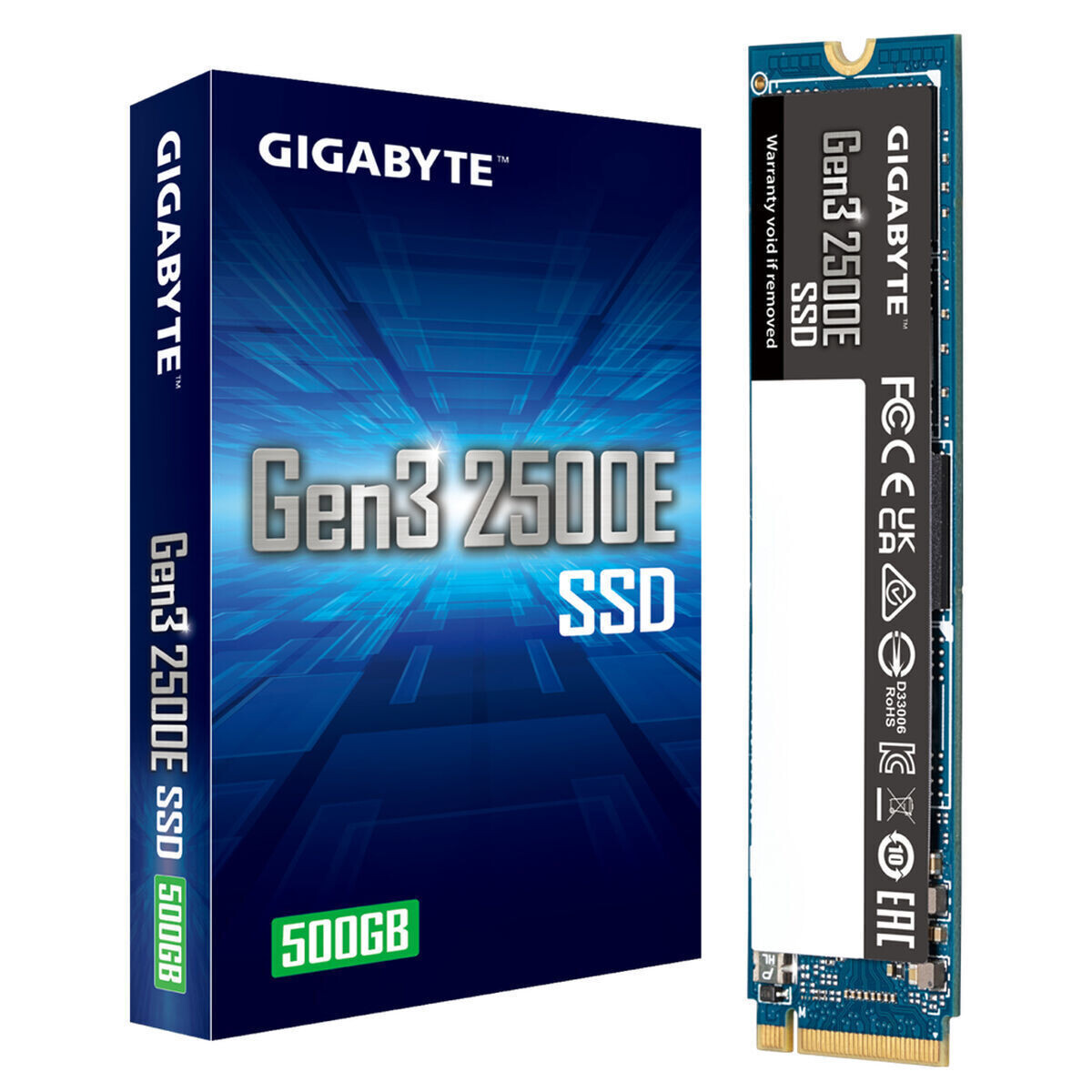 Gigabyte Gen3 2500E SSD 500GB τύπου M.2 με σύνδεση PCI Express 3.0 G325E500G
