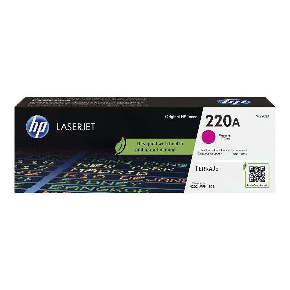 HP 220a Γνήσιο Toner Laser Εκτυπωτή Ματζέντα 1800 Σελίδων W2203A