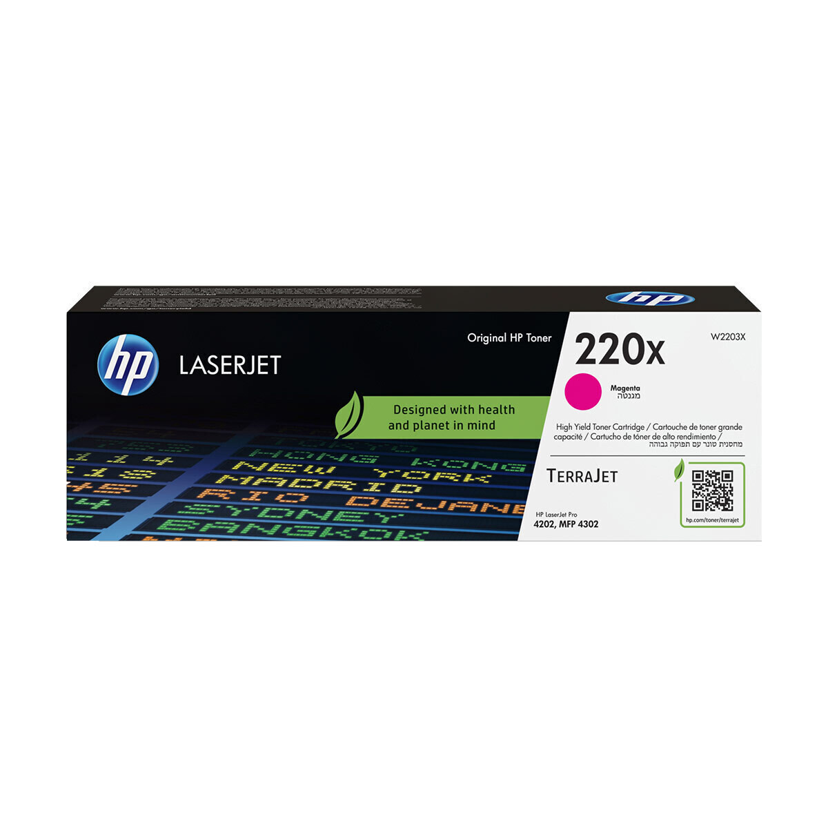 HP 220X Γνήσιο Toner Laser Εκτυπωτή Ματζέντα High Capacity High Yield 5500 Σελίδων