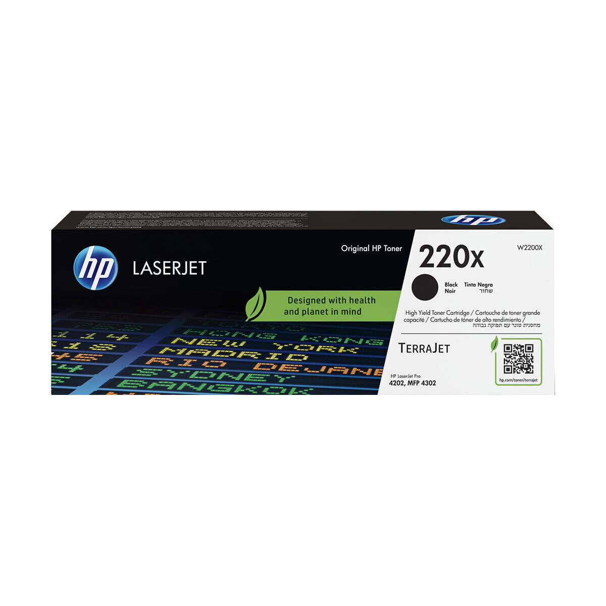 HP 220X Γνήσιο Toner Laser Εκτυπωτή Μαύρο 7500 Σελίδων W2200X