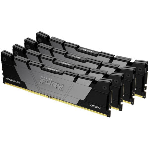 Kingston Fury Renegade DDR4 64GB RAM με 4x16GB Modules και Ταχύτητα 3600 για Desktop Κωδικός KF436C16RB12K4/64