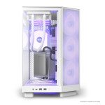 NZXT H6 Flow RGB Gaming Midi Tower Κουτί Υπολογιστή με Πλαϊνό Παράθυρο Λευκό