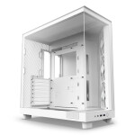 NZXT H6 Flow Gaming Midi Tower Κουτί Υπολογιστή με Πλαϊνό Παράθυρο Λευκό