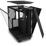 NZXT H6 Flow Gaming Midi Tower Κουτί Υπολογιστή με Πλαϊνό Παράθυρο Μαύρο