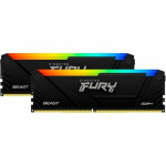 Kingston Fury Beast RGB DDR4 με Module 1x8GB και Ταχύτητα 3200 για Desktop Κωδικός KF432C16BB2A/8
