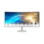 MSI PRO MP341CQW Ultrawide VA Curved Gaming Monitor 34 QHD 3440x1440 με Χρόνο Απόκρισης 4ms GTG