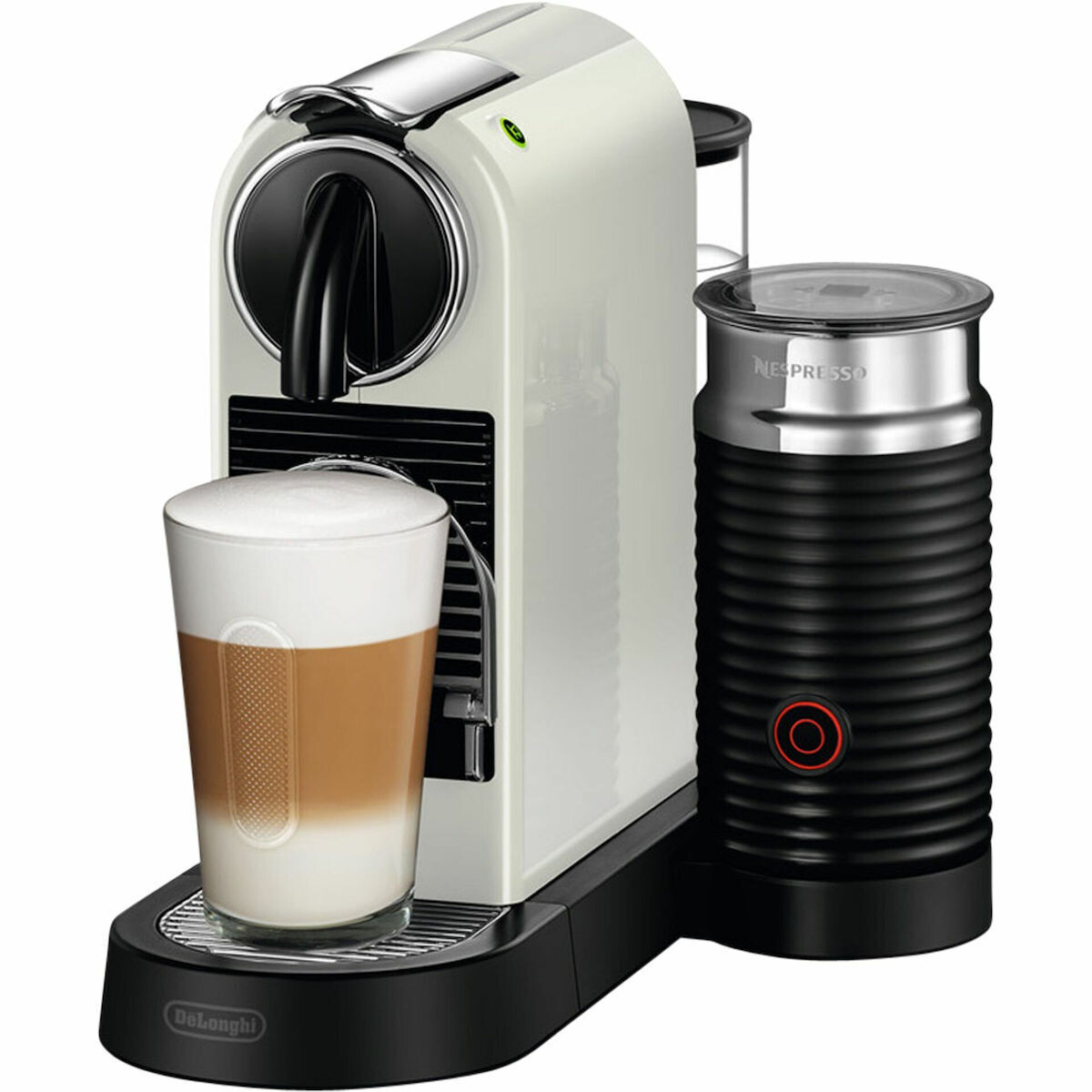 DeLonghi Citiz Milk Καφετιέρα για Κάψουλες Nespresso Πίεσης 19bar με Αφρογαλιέρα White Κωδικός EN267.WAE