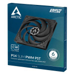 Arctic P14 Slim PWM PST Case Fan 140mm 1800rpm / 52cfm Χωρίς Led Φωτισμό και Σύνδεση 4-Pin