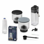 DeLonghi Rivelia Αυτόματη Μηχανή Espresso 1450W Πίεσης 19bar για Cappuccino με Μύλο Άλεσης Γκρι