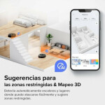 Roborock Q8 Max Σκούπα Ρομπότ για Σκούπισμα Σφουγγάρισμα με Χαρτογράφηση και Wi-Fi Μαύρη