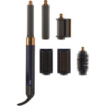Dyson HS05 Airwrap Complete Long Case Ηλεκτρική Βούρτσα με Αέρα Περιστρεφόμενη Κεφαλή για Ίσιωμα και Μπούκλες 1300W Copper/Dark Blue/Copper
