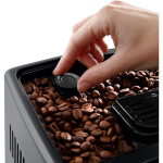 DeLonghi Dinamica Plus Αυτόματη Μηχανή Espresso 1450W Πίεσης 15bar με Μύλο Άλεσης Ασημί