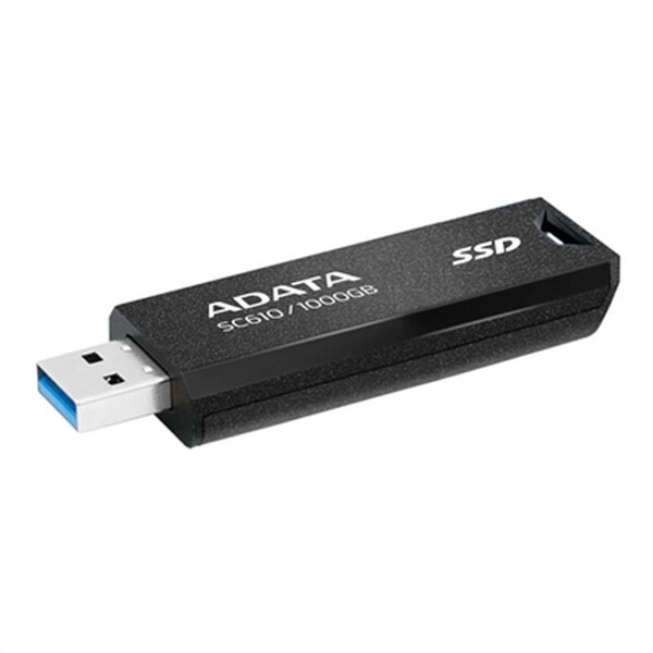 Adata SC610 1TB USB 3.2 SSD Stick Μαύρο