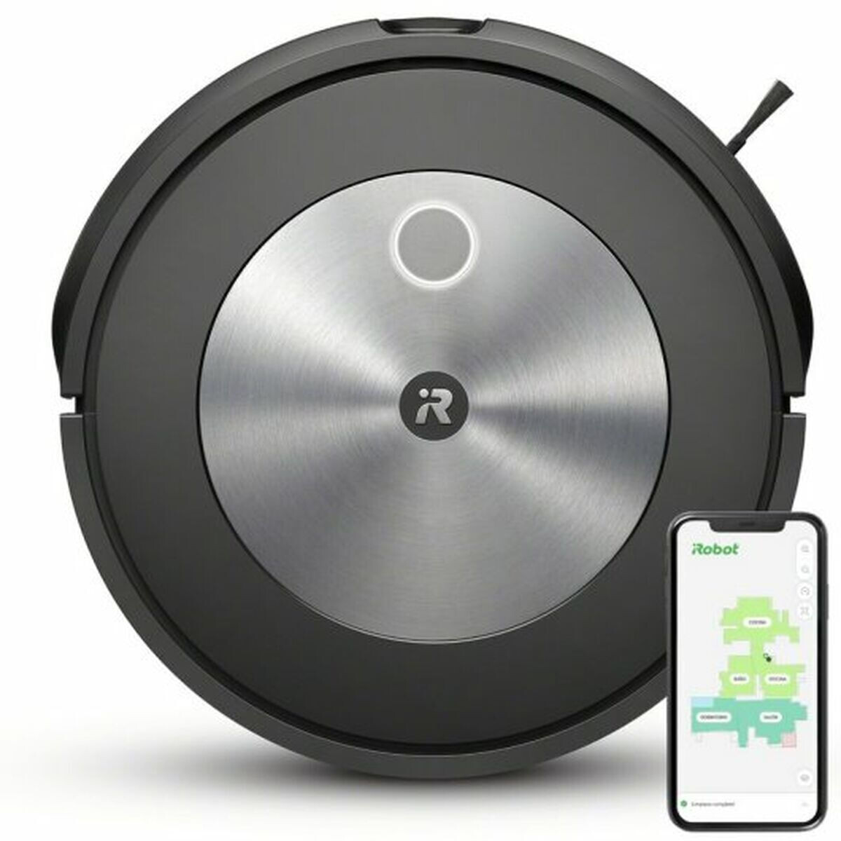 iRobot Roomba Combo j5 Σκούπα Ρομπότ με Οπτική Χαρτογράφηση Μαύρη