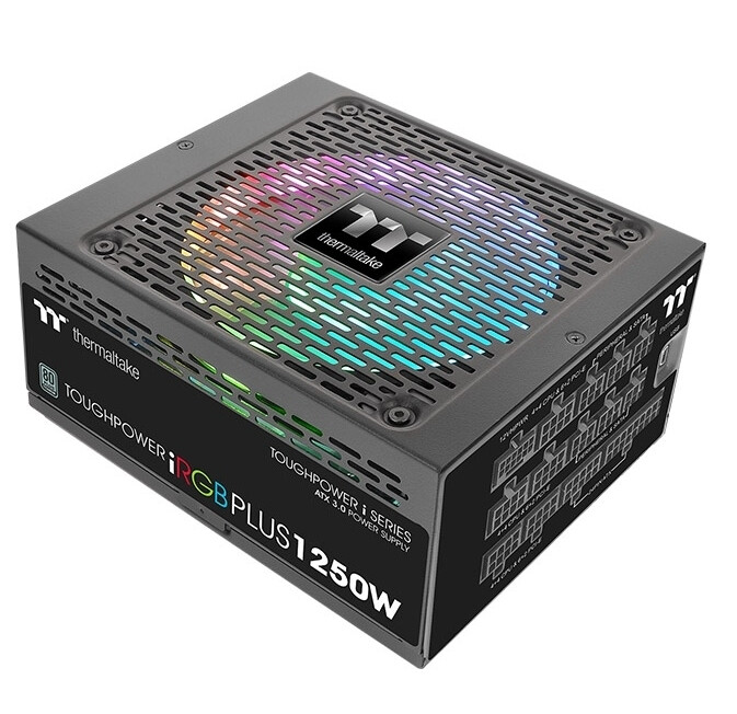 Thermaltake Toughpower IRGB Plus 1250W Μαύρο Τροφοδοτικό Υπολογιστή Full Modular 80 Plus Gold