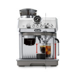 DeLonghi La Specialista Arte Evo Αυτόματη Μηχανή Espresso 1450W Πίεσης 15bar με Μύλο Άλεσης Γκρι