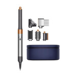 Dyson HS05 Airwrap Complete Long Diffuse Ηλεκτρική Βούρτσα με Αέρα Περιστρεφόμενη Κεφαλή για Ίσιωμα και Μπούκλες 1300W Bright Nickel / Bright Copper