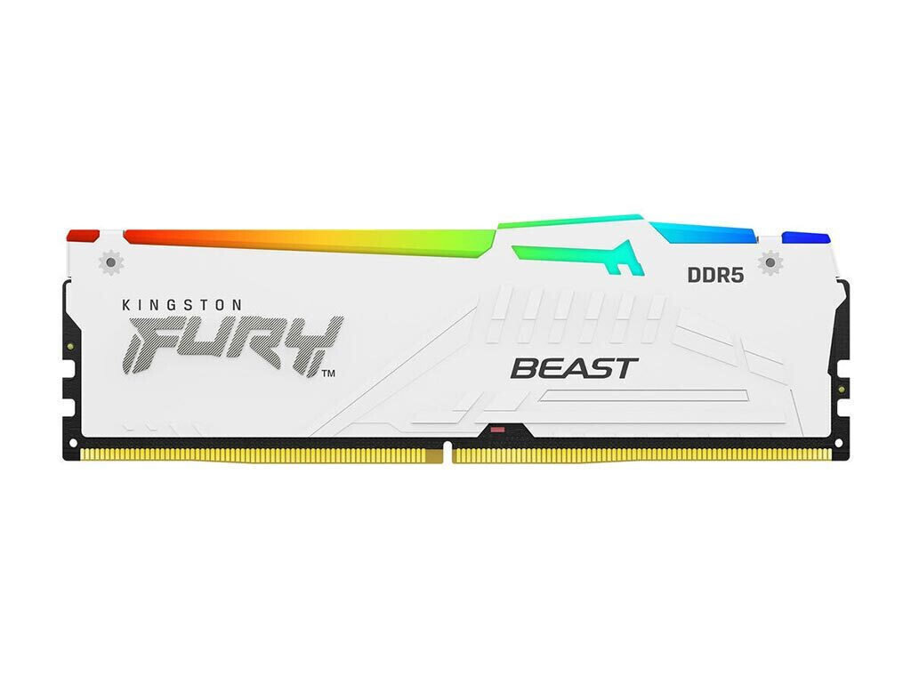 Kingston Fury Beast RGB DDR5 με Module 1x32GB και Ταχύτητα 6000 για Desktop Κωδικός KF560C30BWEA-32