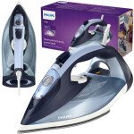 Philips 7000 Series Dst7020/20 Hv Steam Iron Louros/cotton Blue