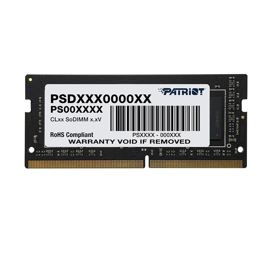 Patriot DDR4 με Module 1x8GB και Ταχύτητα 3200 για Laptop Κωδικός PSD48G32002S