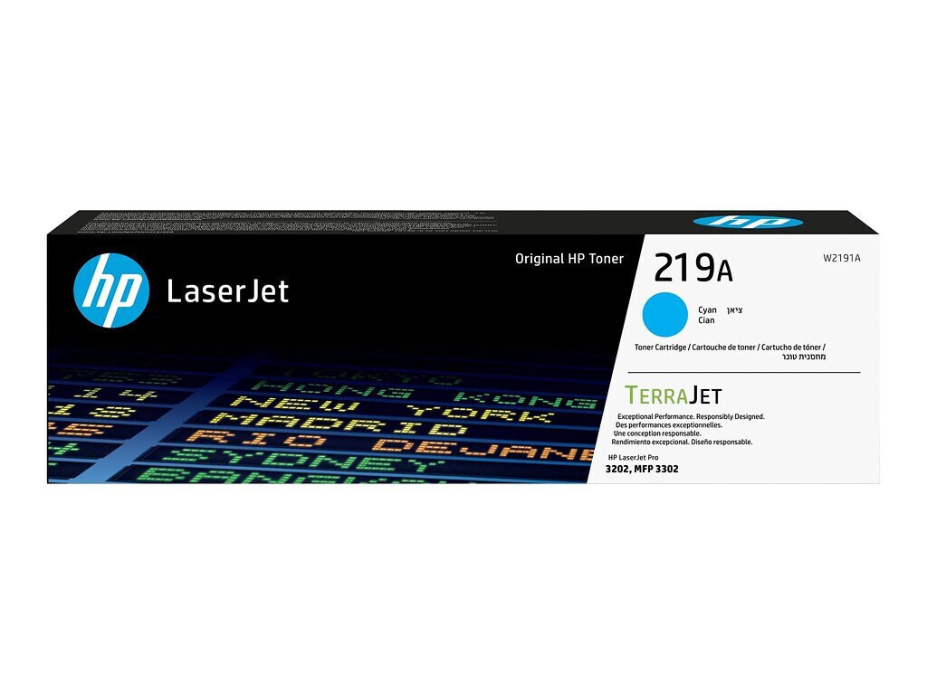 HP 219A Γνήσιο Toner Laser Εκτυπωτή Κυανό 1200 Σελίδων W2191A