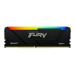 Kingston Fury Beast RGB DDR4 με Module 1x8GB και Ταχύτητα 3200 για Desktop Κωδικός KF432C16BB2A/8