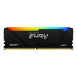 Kingston Fury Beast RGB DDR4 με Module 1x8GB και Ταχύτητα 3600 για Desktop Κωδικός KF436C17BB2A/8