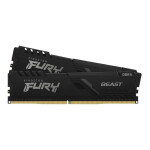 Kingston Fury Beast DDR4 64GB RAM με 2x32GB Modules και Ταχύτητα 3200 για Desktop Κωδικός KF432C16BB2AK2/64
