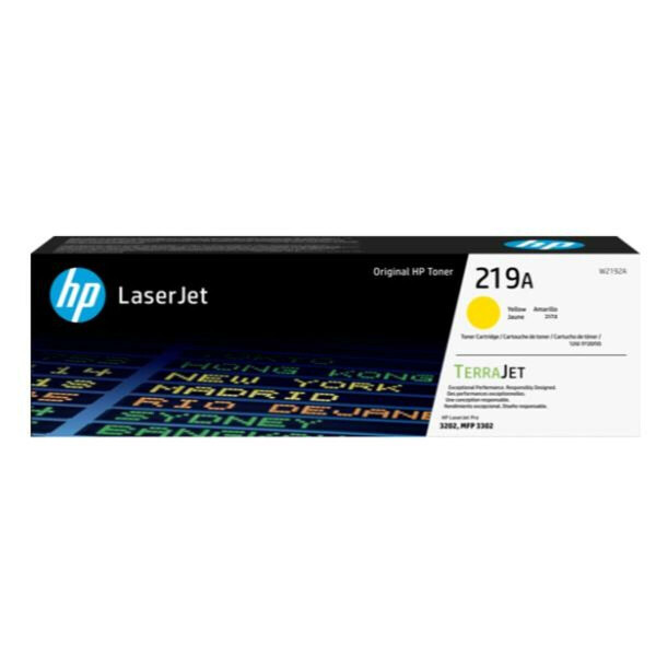 HP 219A Γνήσιο Toner Laser Εκτυπωτή Κίτρινο 1200 Σελίδων W2192A