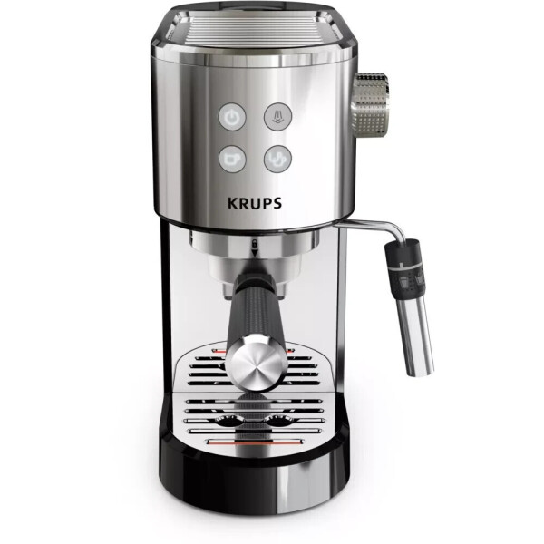 Krups Virtuoso Μηχανή Espresso 1350W Πίεσης 15bar Ασημί