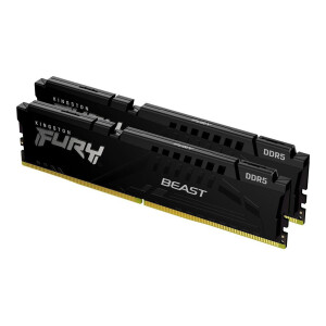 Kingston Fury Beast DDR5 64GB RAM με 2x32GB Modules και Ταχύτητα 6400 για Desktop Κωδικός KF564C32BBEK2-64