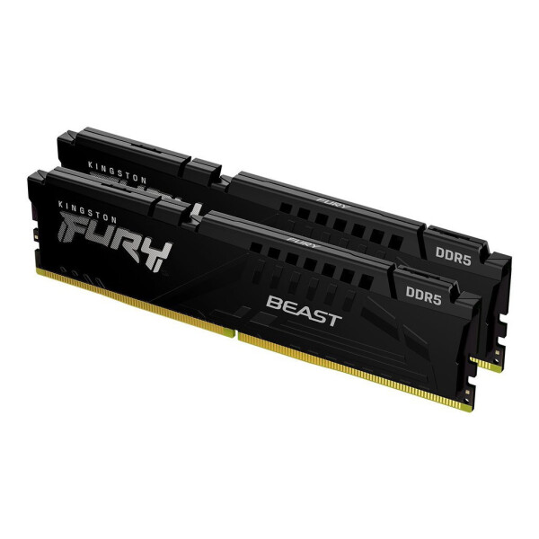 Kingston Fury Beast DDR5 64GB RAM με 2x32GB Modules και Ταχύτητα 6400 για Desktop Κωδικός KF564C32BBEK2-64