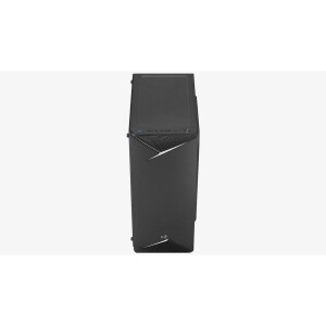 Aerocool Talon Gaming Midi Tower Κουτί Υπολογιστή με Πλαϊνό Παράθυρο και RGB Φωτισμό Μαύρο