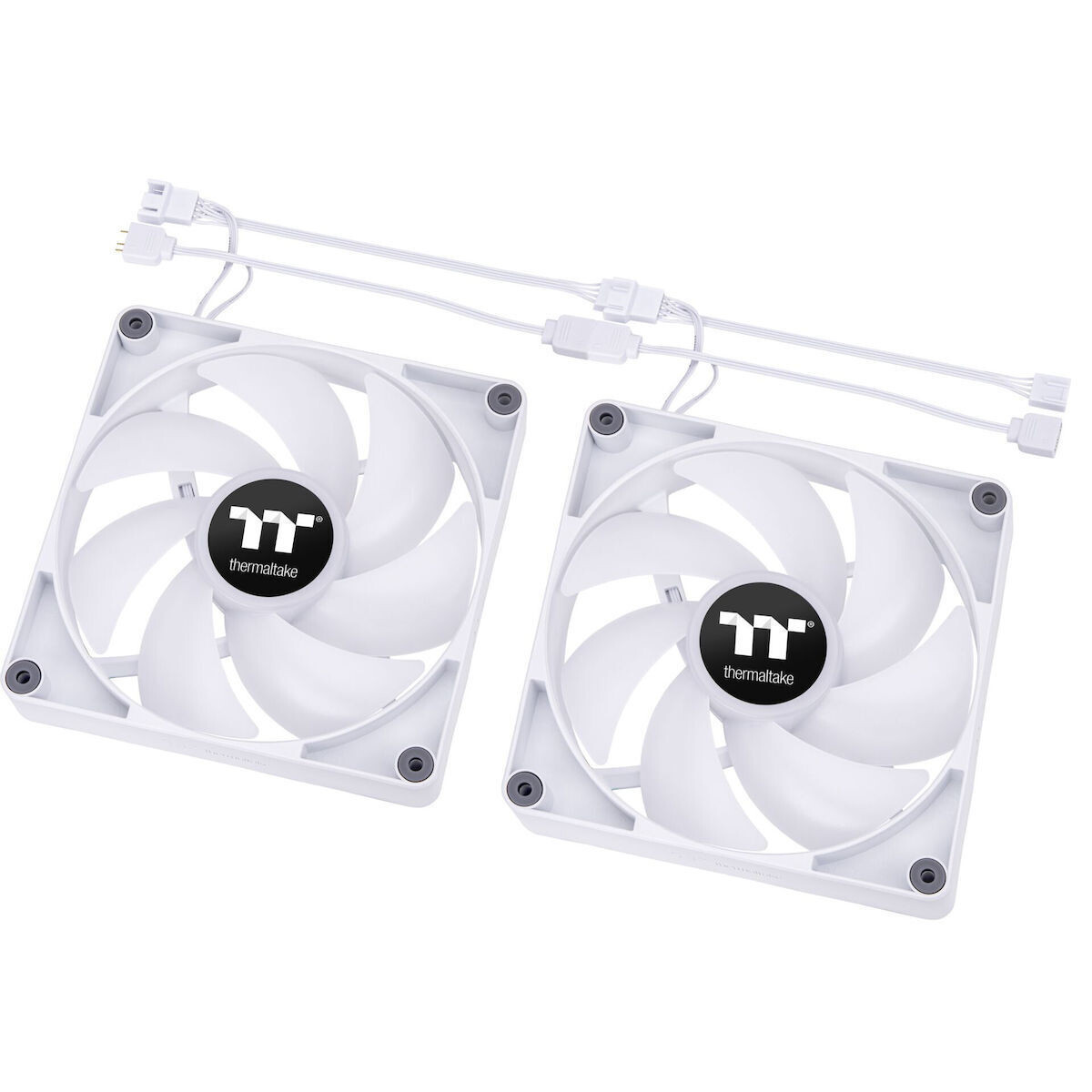 Thermaltake CT140 Sync PC Case Fan 1500rpm / 77.37cfm με ARGB Φωτισμό και Σύνδεση 3-Pin / 4-Pin PWM 2τμχ Λευκό