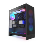 NZXT H7 Flow RGB Midi Tower Κουτί Υπολογιστή με Πλαϊνό Παράθυρο Μαύρο