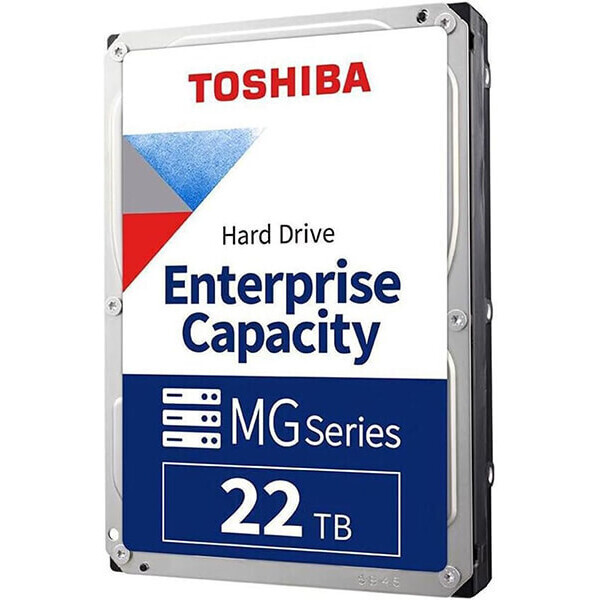 Toshiba MG 22TB HDD Σκληρός Δίσκος 3.5 SATA III 7200rpm για Server MG10AFA22TE