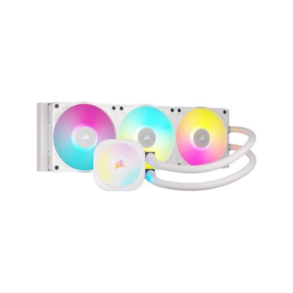 Corsair ICUE LINK TITAN 360 RX RGB Υδρόψυξη AIO CPU με 3 Ανεμιστήρες 120mm Λευκή