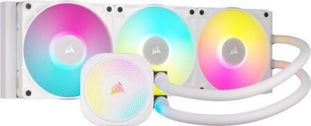 Corsair ICUE LINK TITAN 360 RX RGB Υδρόψυξη AIO CPU με 3 Ανεμιστήρες 120mm Λευκή