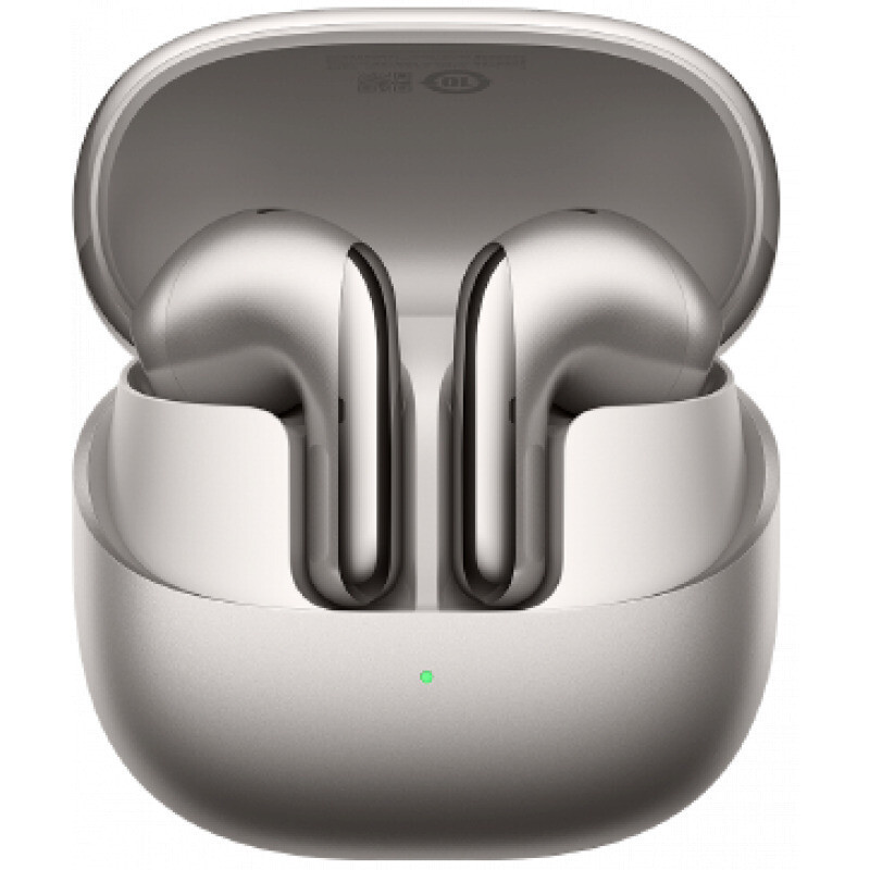 Xiaomi Buds 5 Bluetooth Handsfree Ακουστικά με Αντοχή στον Ιδρώτα και Θήκη Φόρτισης Titan Gray