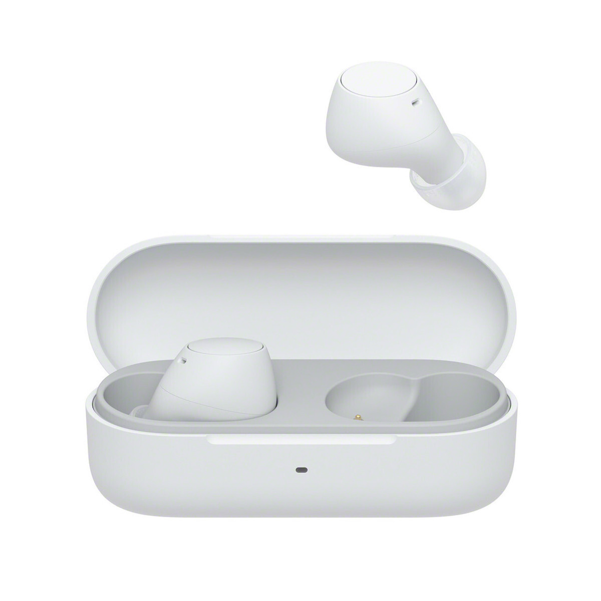 Sony WF-C510 In-ear Bluetooth Handsfree Ακουστικά με Αντοχή στον Ιδρώτα και Θήκη Φόρτισης Λευκά