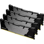 Kingston Fury Renegade DDR4 64GB RAM με 4x16GB Modules και Ταχύτητα 3600 για Desktop Κωδικός KF436C16RB12K4/64