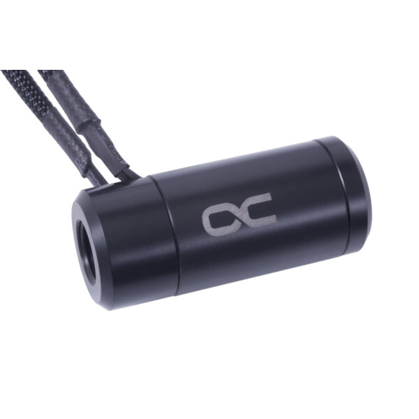 Alphacool ES flow and temperature sensor HighFlow with tachometer signal Μαύρο